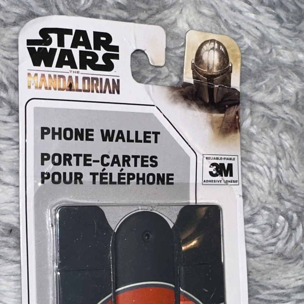 Star Wars Mandalorian Phone Wallet - Black and Green‎